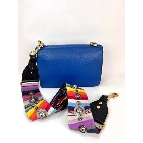 Christian Dior CD J'ADIOR Blue Flap Leather Shoulder Bag - Picture 2 of 16